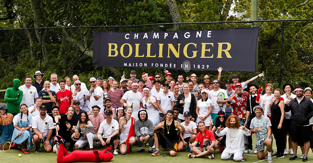 Champagne Bollinger Trade Tennis Tournament Group Photo